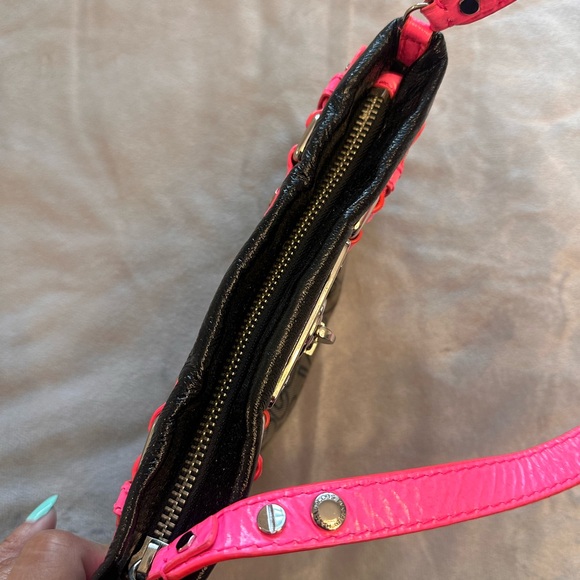 Marc Jacobs - Gray and Hot Pink Purse - Picture 7 of 7